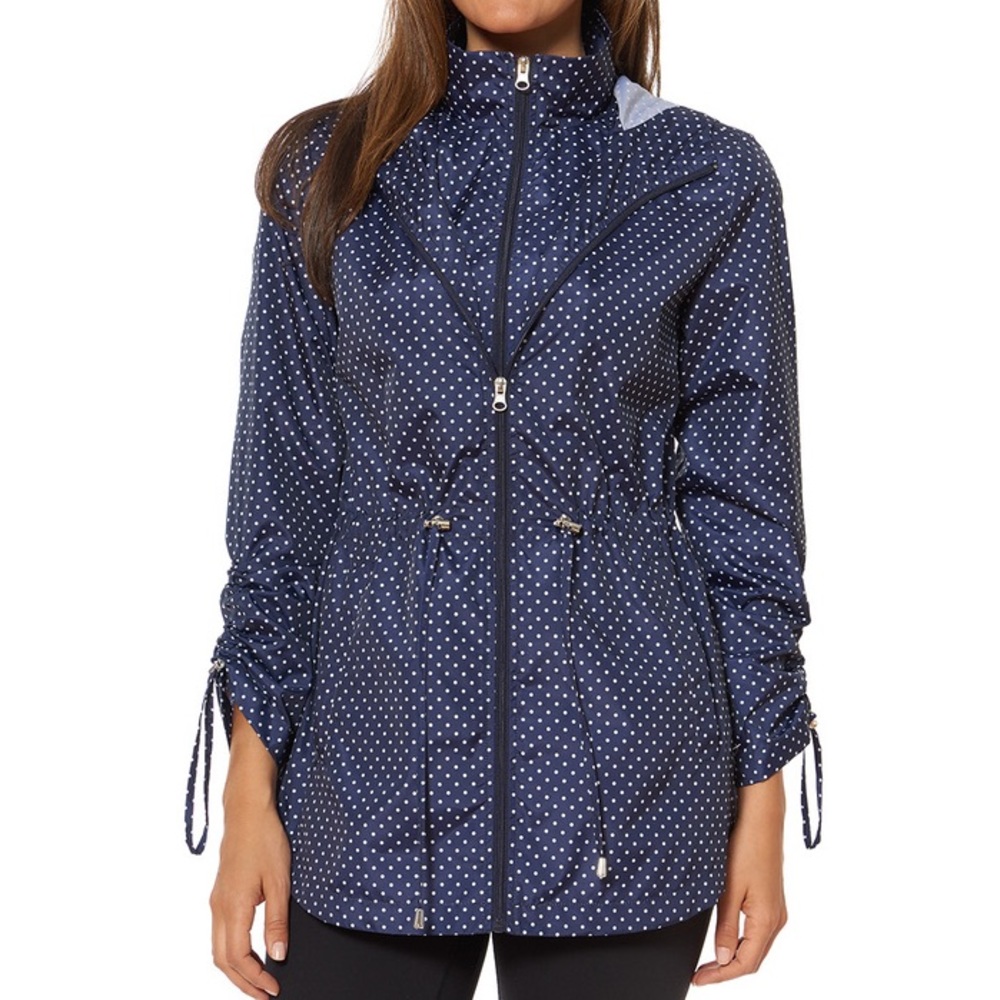 Jones New York $78 Packable Parka In A Pocket Blue - Picture 4 of 12